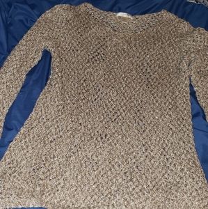 KENAR Gold Sweater,  loose knit